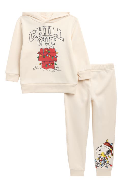 Peanuts® Xmas Fleece Hoodie & Joggers Set (Toddler)