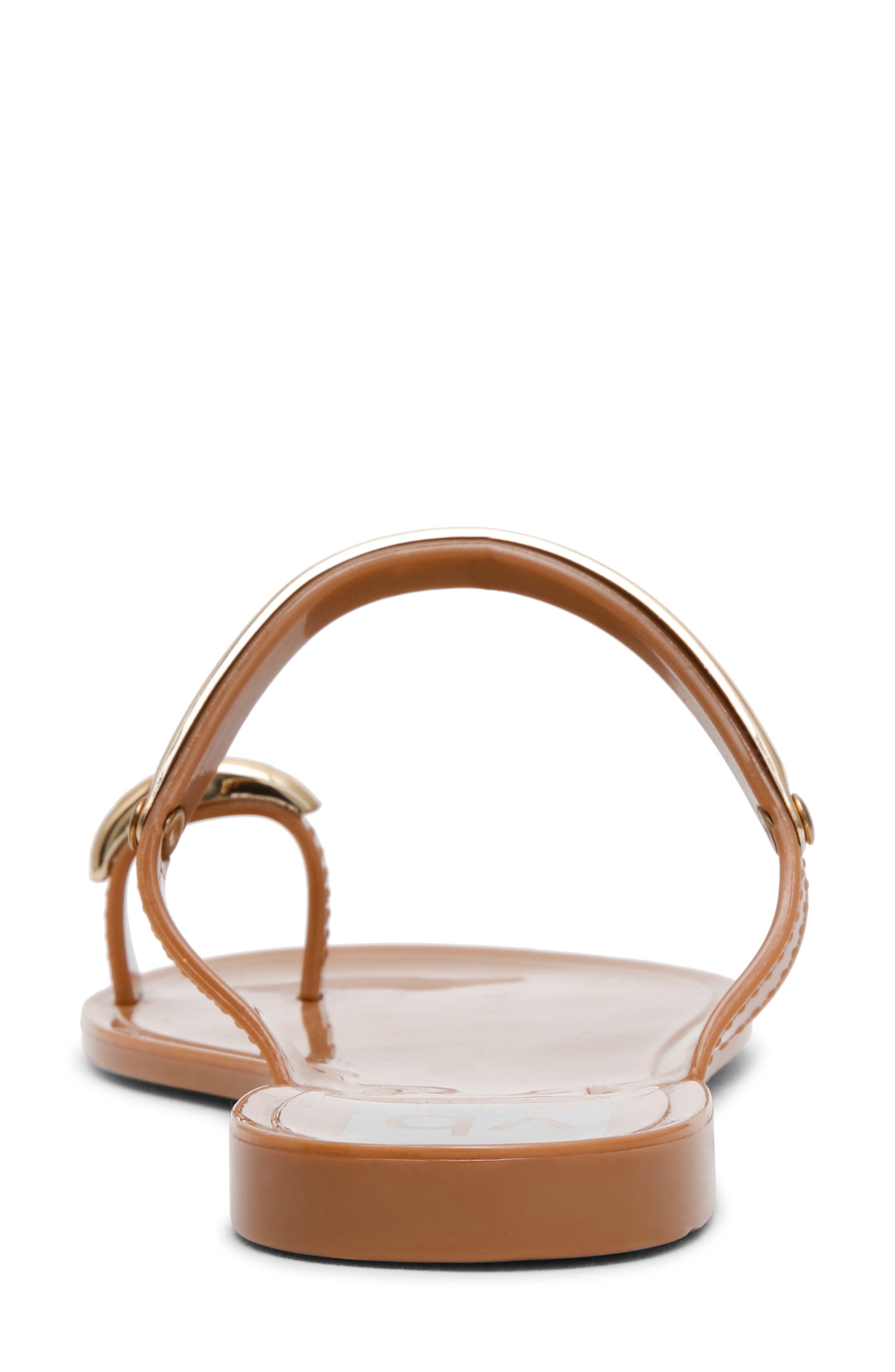Ivonna Toe Loop Sandal, Alternate, color, TOFFEE
