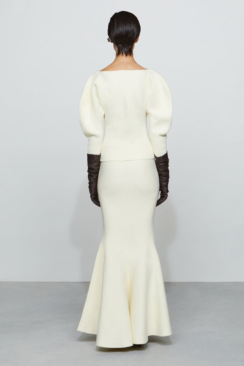 Wesley Knit Skirt, Alternate, color, Ivory