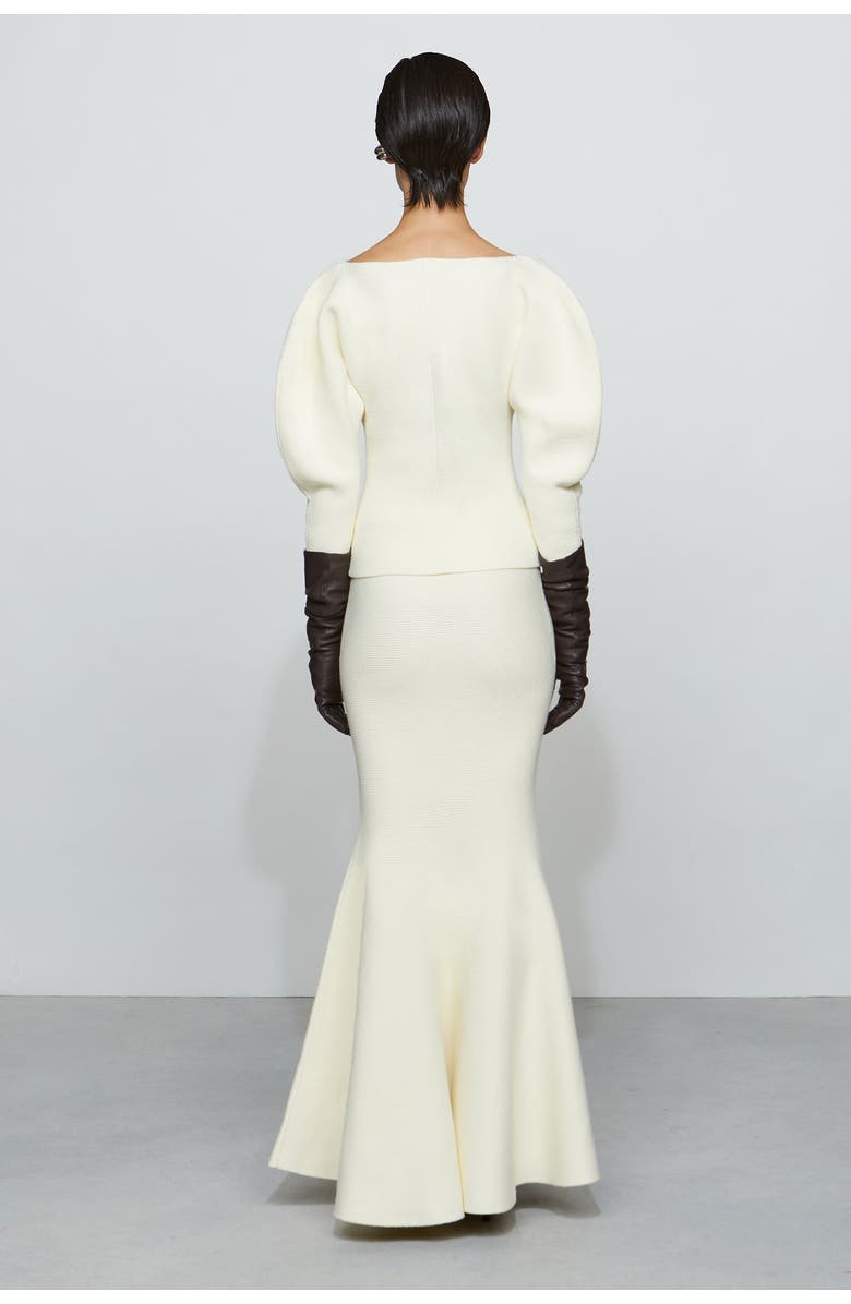 Et Ochs Wesley Knit Skirt, Alternate, color, Ivory