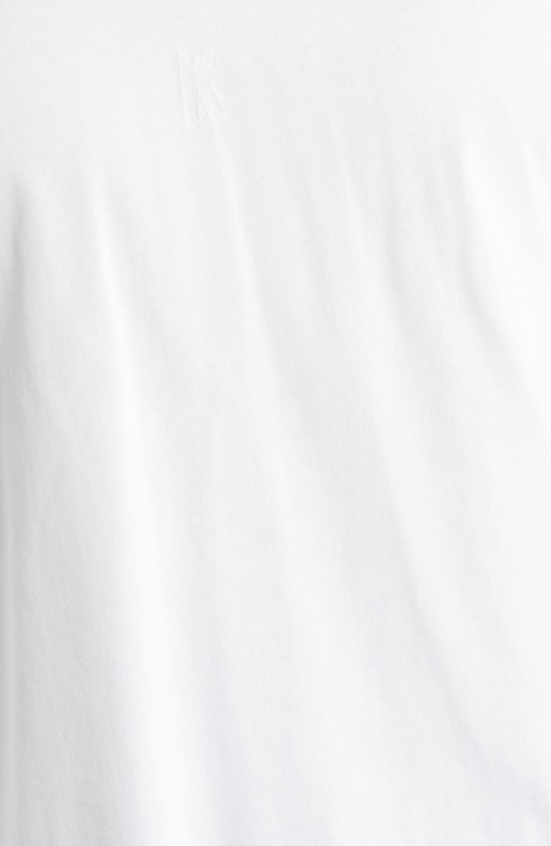 KROST Reverse Seam Long Sleeve Cotton T-Shirt, Alternate, color, White