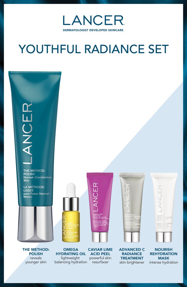 LANCER Skincare The Method Polish Exfoliator Set, Alternate, color,