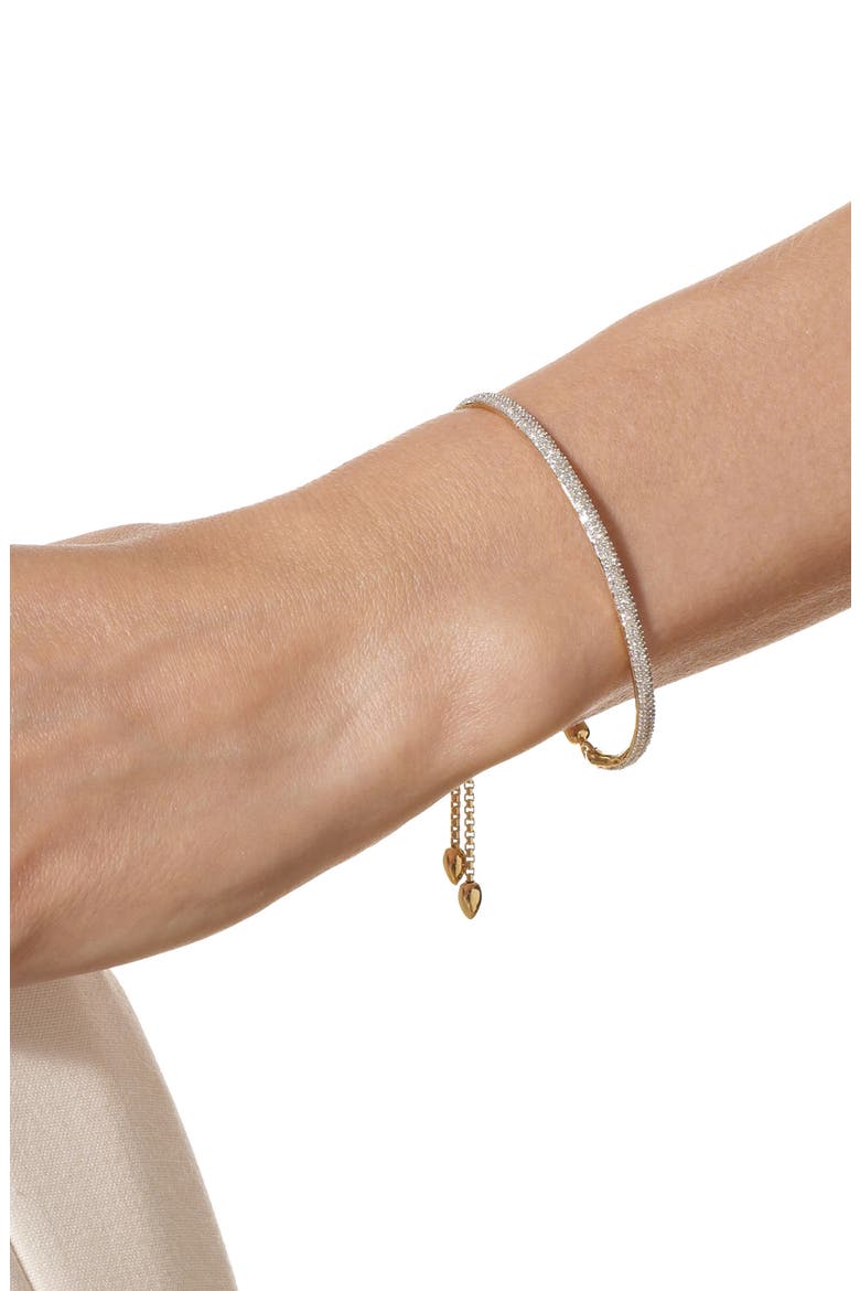 Fiji Diamond Pavé Toggle Petite Bracelet, Alternate, color, YELLOW GOLD