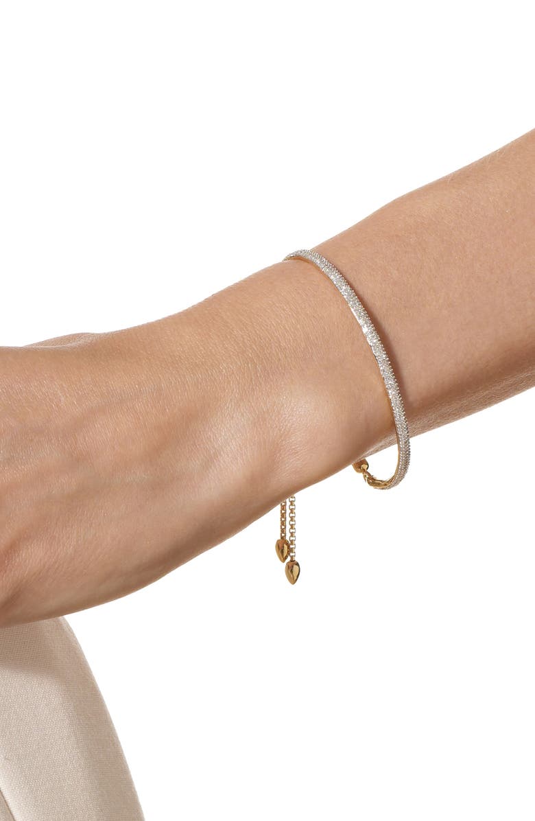 Monica Vinader Fiji Diamond Pavé Toggle Petite Bracelet, Alternate, color, Yellow Gold