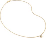 Monica Vinader Lab Created Diamond Pendant Necklace