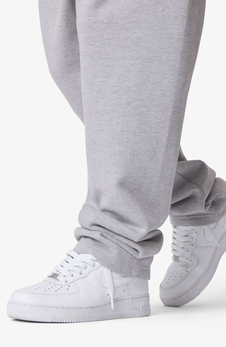 mnml Relaxed Heavy Basic Sweatpants, Alternate, color, Marled Grey