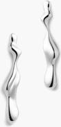 YOJ Magma Drop Earrings in Silver