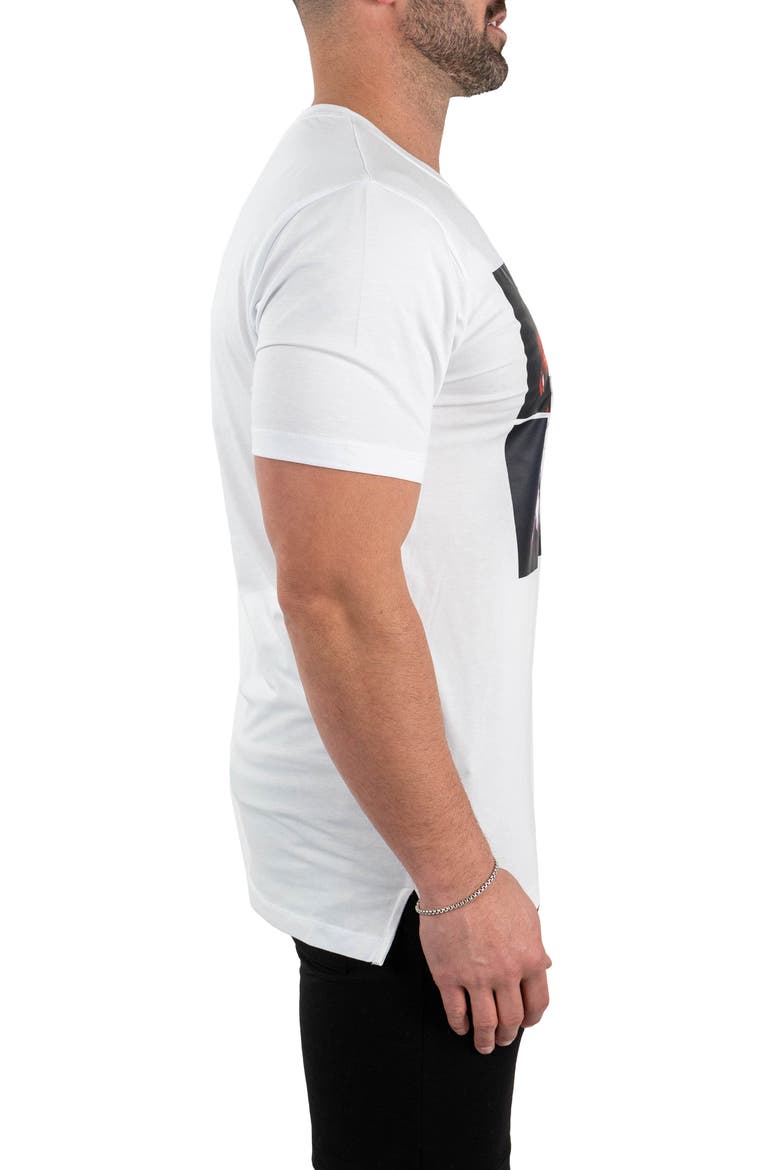 Lion Prism Graphic T-Shirt, Alternate, color, WHITE