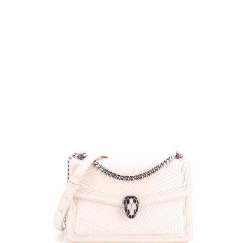 Serpenti Forever Shoulder Bag Quilted Leather Small