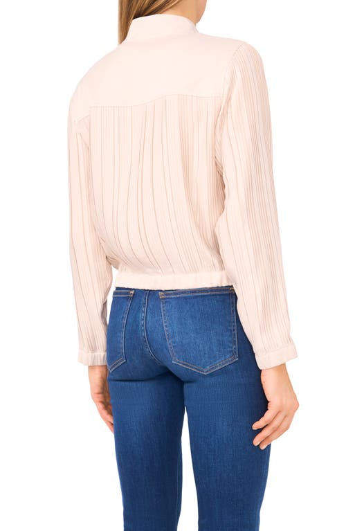 Halogenr Halogen(r) Pleated Bomber Jacket In Neutral