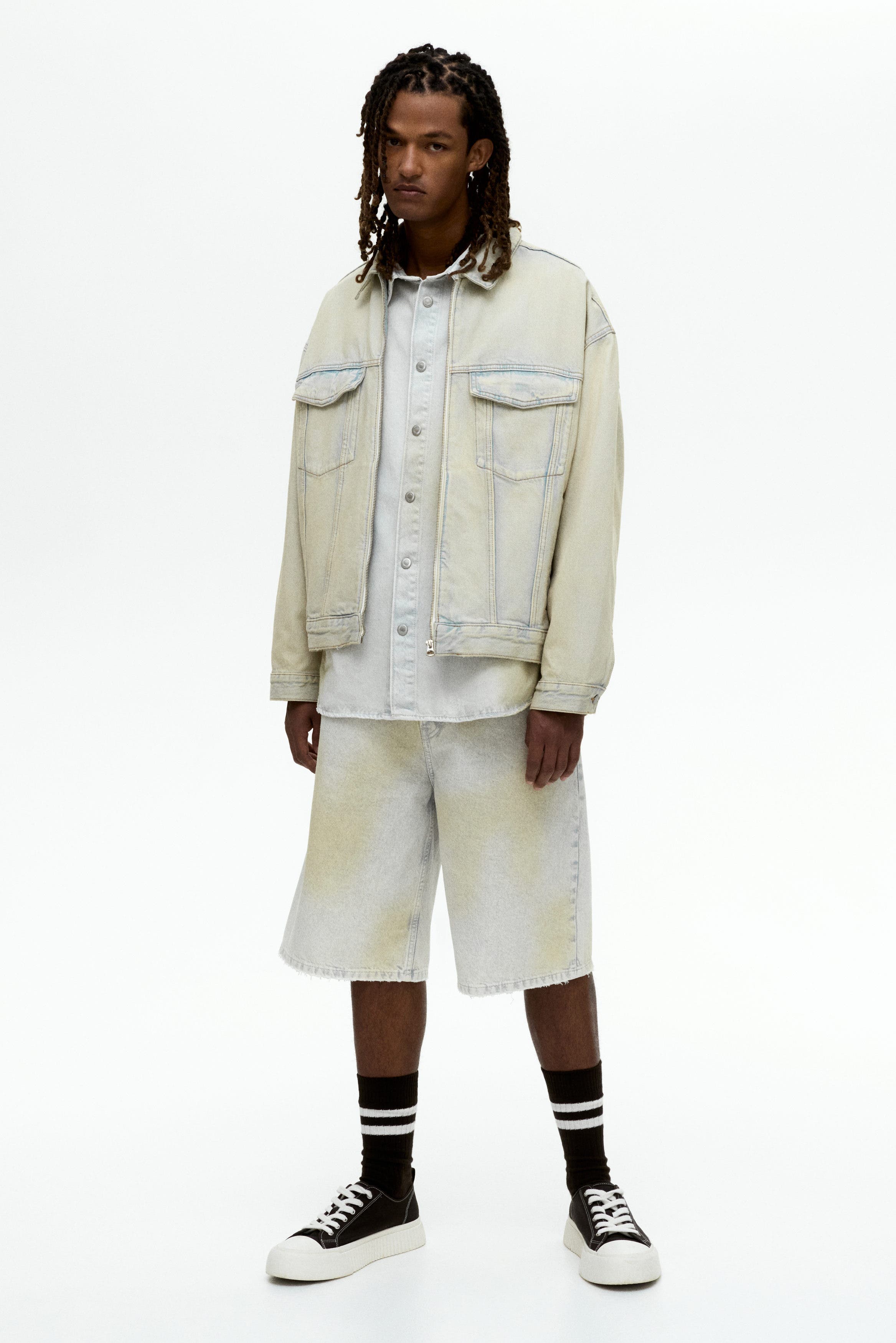 Baggy Denim Shorts - image 2