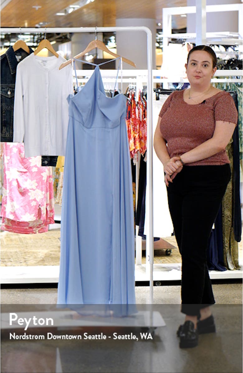 Halter Neck Chiffon Gown, sales video thumbnail