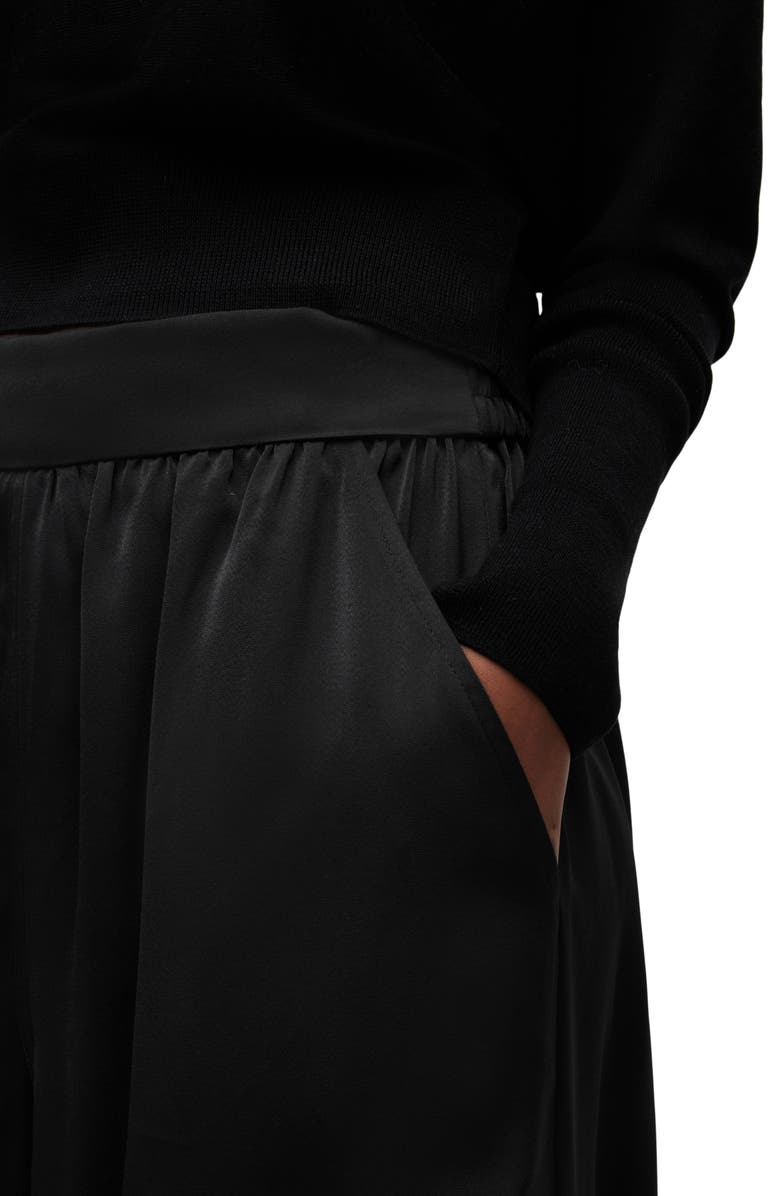 AllSaints Kaye Ruched Cargo Pants, Alternate, color, 