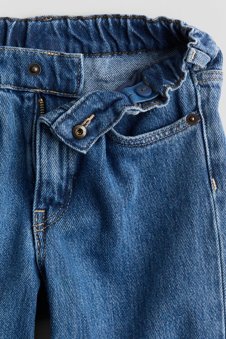 Tapered Cotton-blend Jeans, Alternate, color, Denim blue