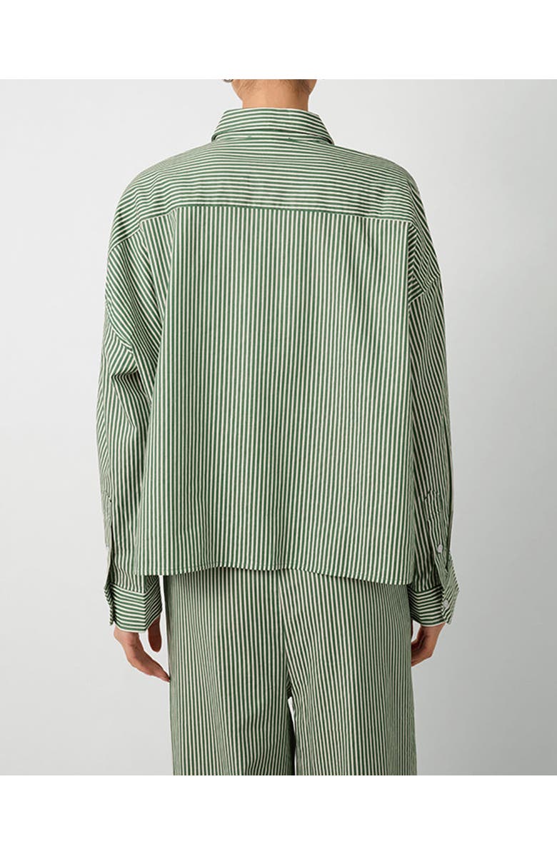 WeWoreWhat Button Front Shirt, Alternate, color, Fern Multi