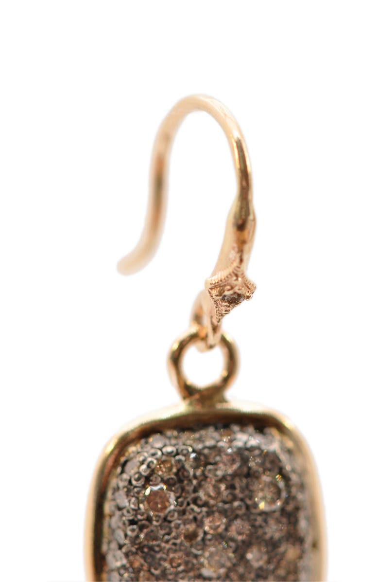Armenta Pavé Cushion Diamond Drop Earrings, Alternate, color,