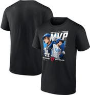 FANATICS Men's Shohei Ohtani Black Los Angeles Dodgers 2024 National League MVP Fanatics Exclusive Anime T-Shirt