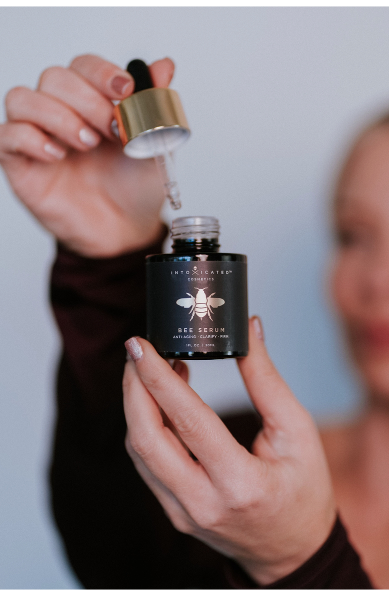 Intoxicated Cosmetics Bee Serum + Antidote Moisturizer |  Boost Blood Circulation | Reduce Acne with Purified Bee Venom & Royal Epigen P5 &  Fine Line Smoothing in a Hydrating Daily Moisturizer, Alternate, color, NO COLOR