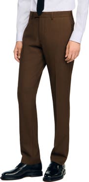 SANDRO Classic wool dress trousers