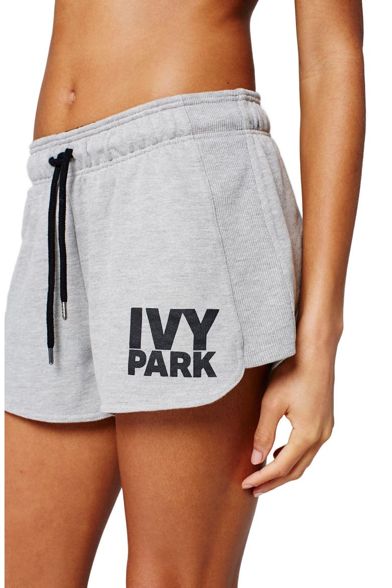 Logo Running Shorts, Alternate, color, LIGHT GREY MARL