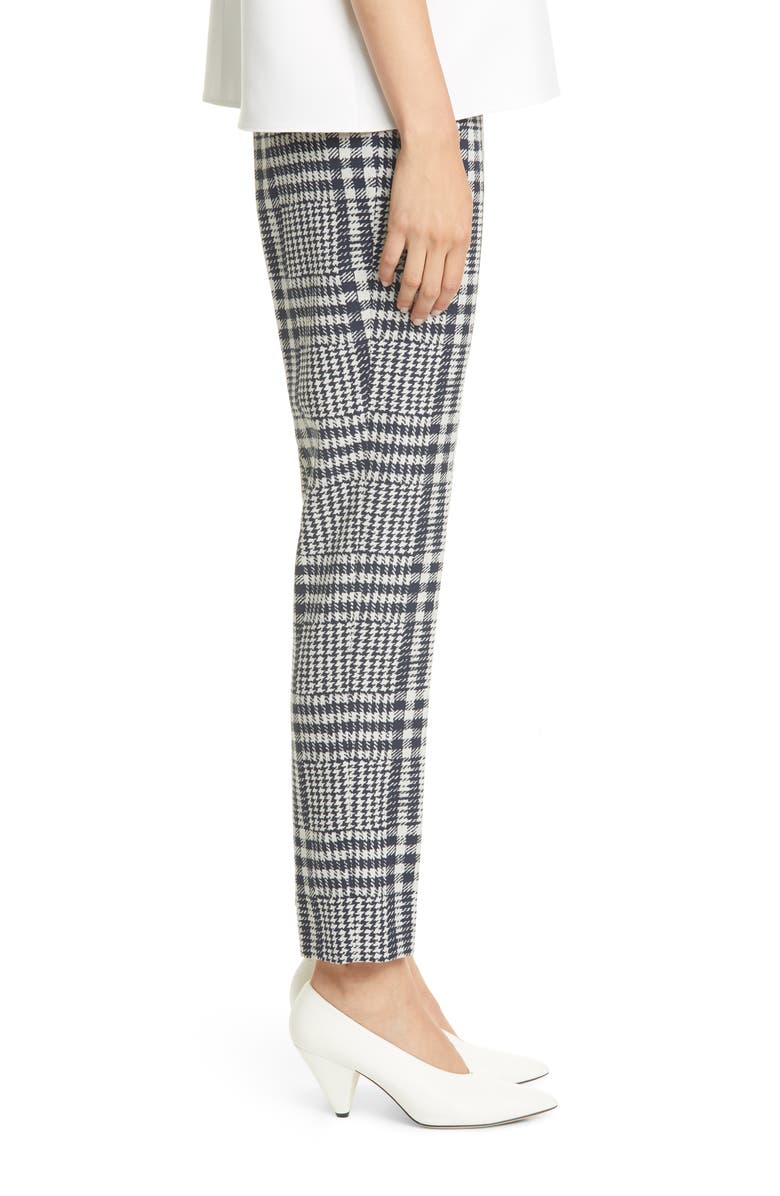 HUGO Hanette Plaid Ankle Pants, Alternate, color, 