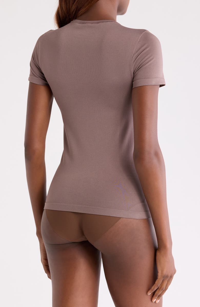 Nordstrom Seamless Layering Tee, Alternate, color, Grey Plum