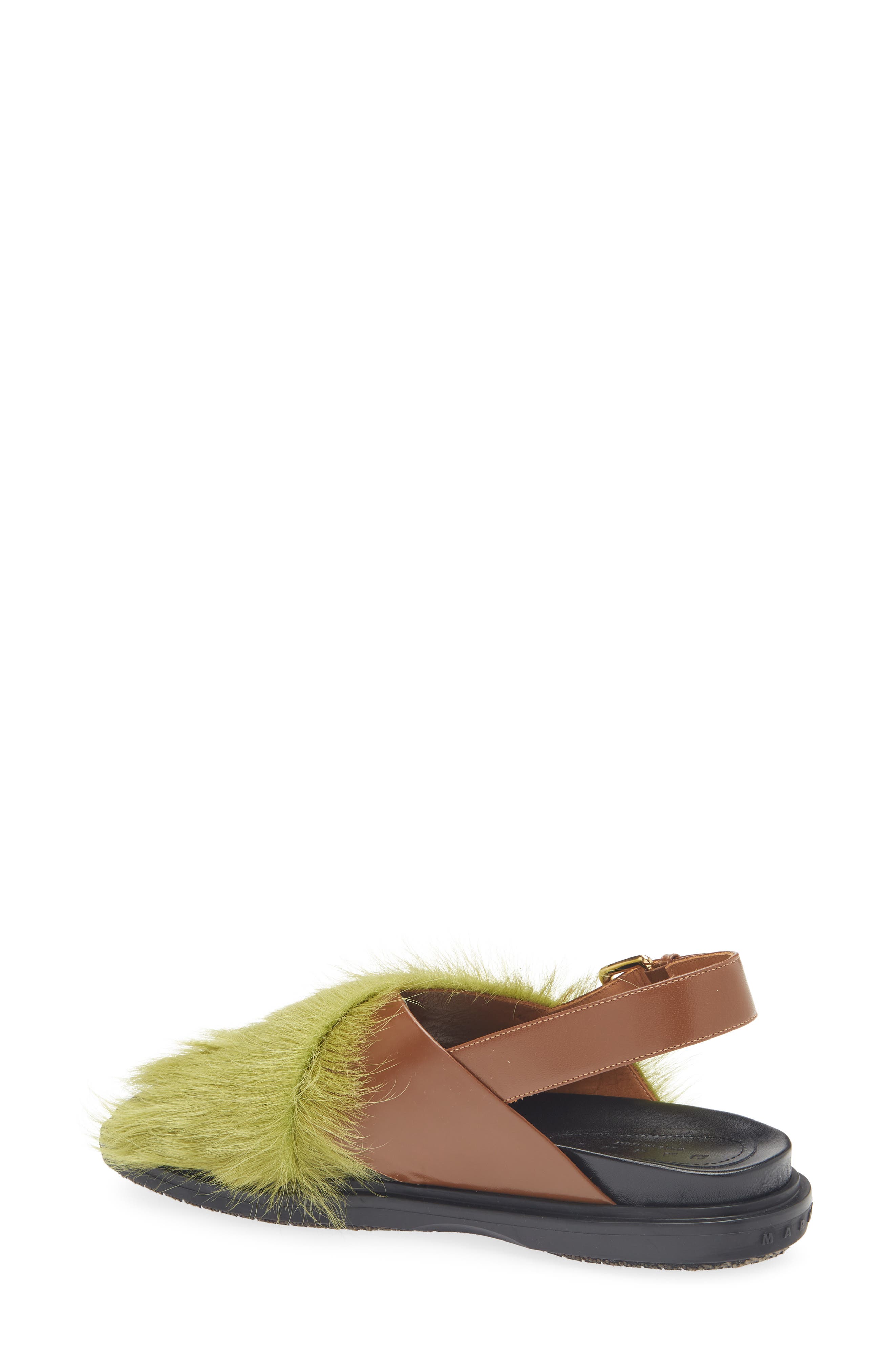 Marni Fussbett Crisscross Slingback Sandal, Alternate, color, Green