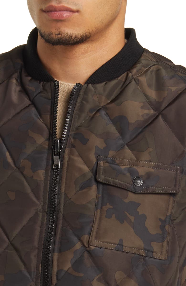 Schott NYC Reversible Quilted Down Vest, Alternate, color, 