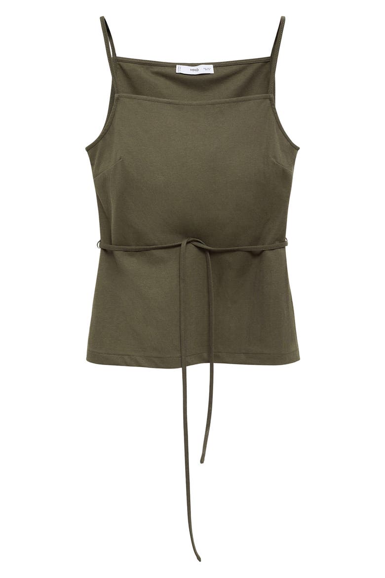 Waist Tie Camisole, Alternate, color, KHAKI GREEN