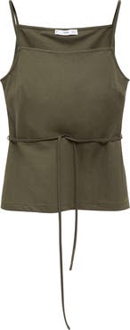 MANGO Waist Tie Camisole