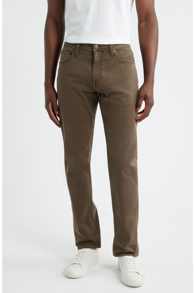 Slim Straight Leg Jeans, Main, color, BROWN TURK