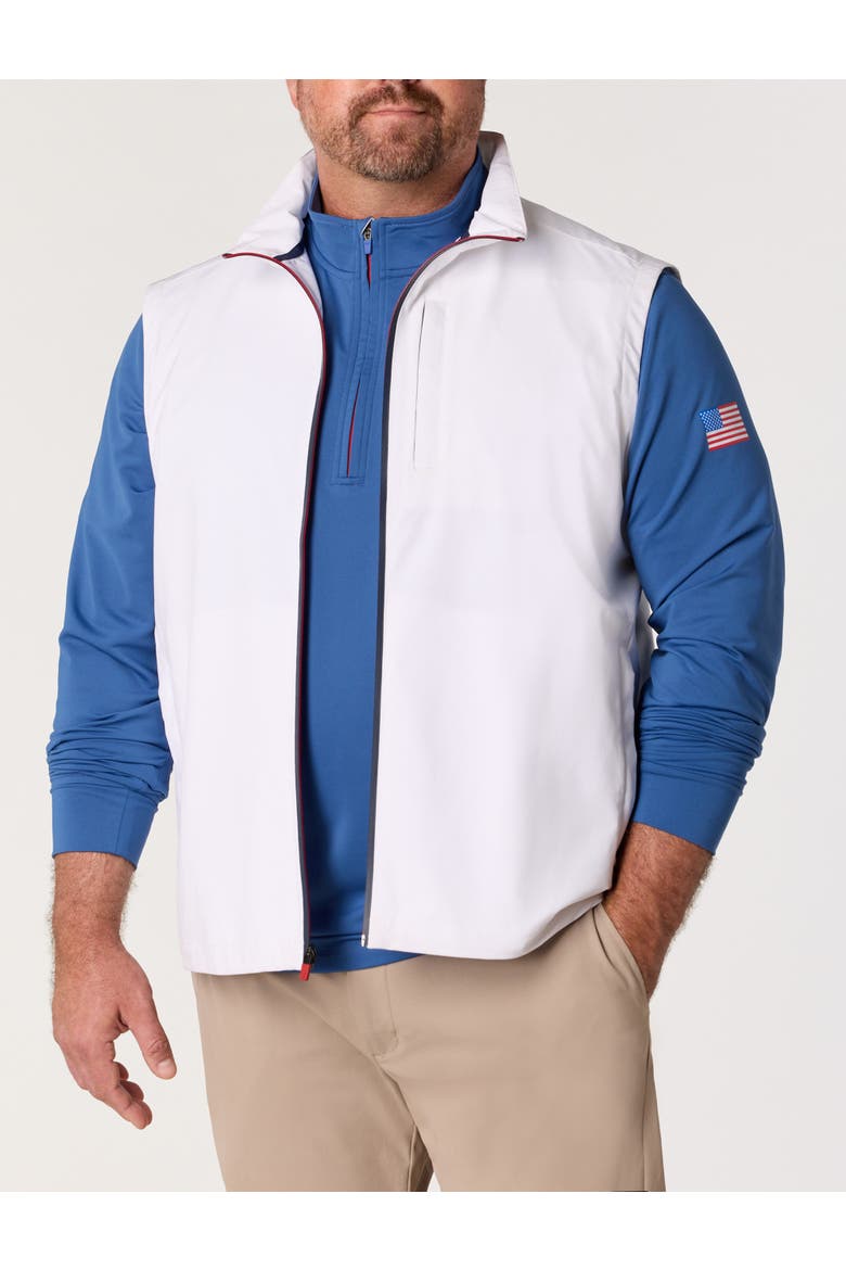 Big & Tall Mariner Soft Shell Performance Vest, Main, color, WHITE CAP
