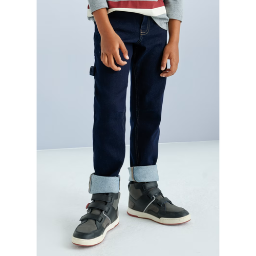 Mayoral Stitched Straight Jeans In Blue