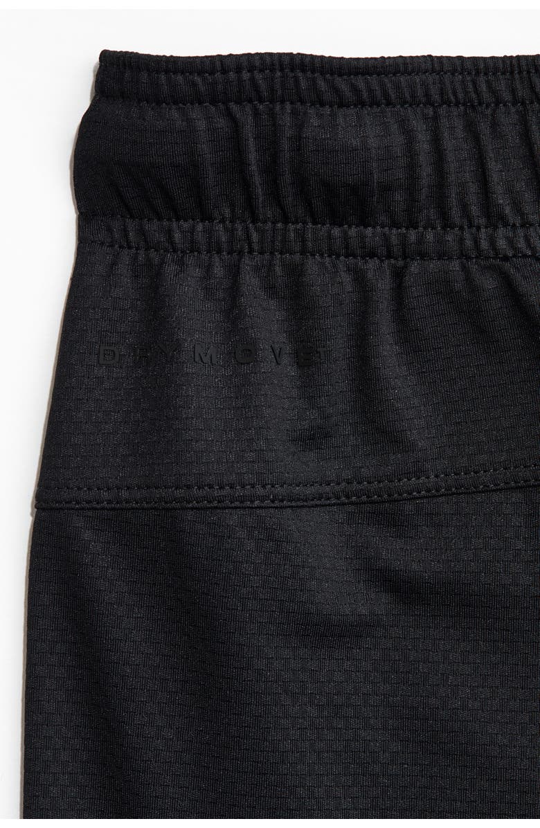 H&M 2-pack Sports Shorts With Drymove, Alternate, color, Black