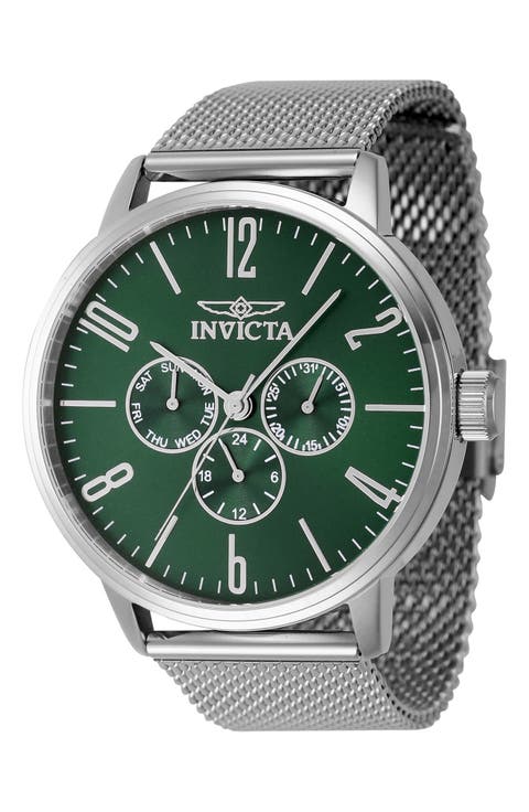 Specialty Chronograph Mesh Straph Watch, 44mm