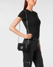 PHILIPP PLEIN Hexagon Bag Cocco Crystal Women
