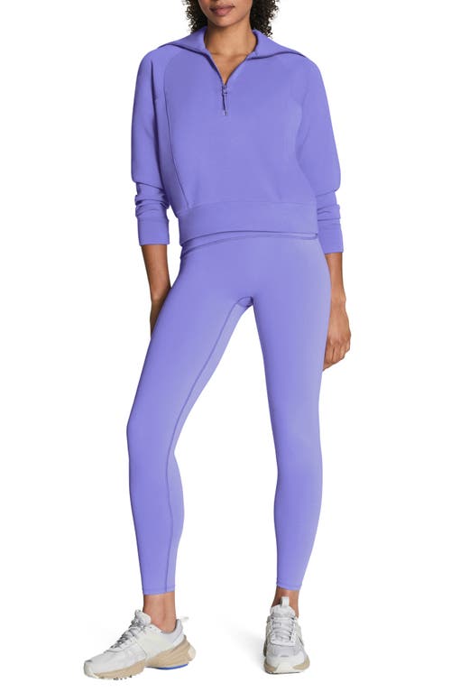 Spanx ® Airessentials Half Zip Sweatshirt In Purple
