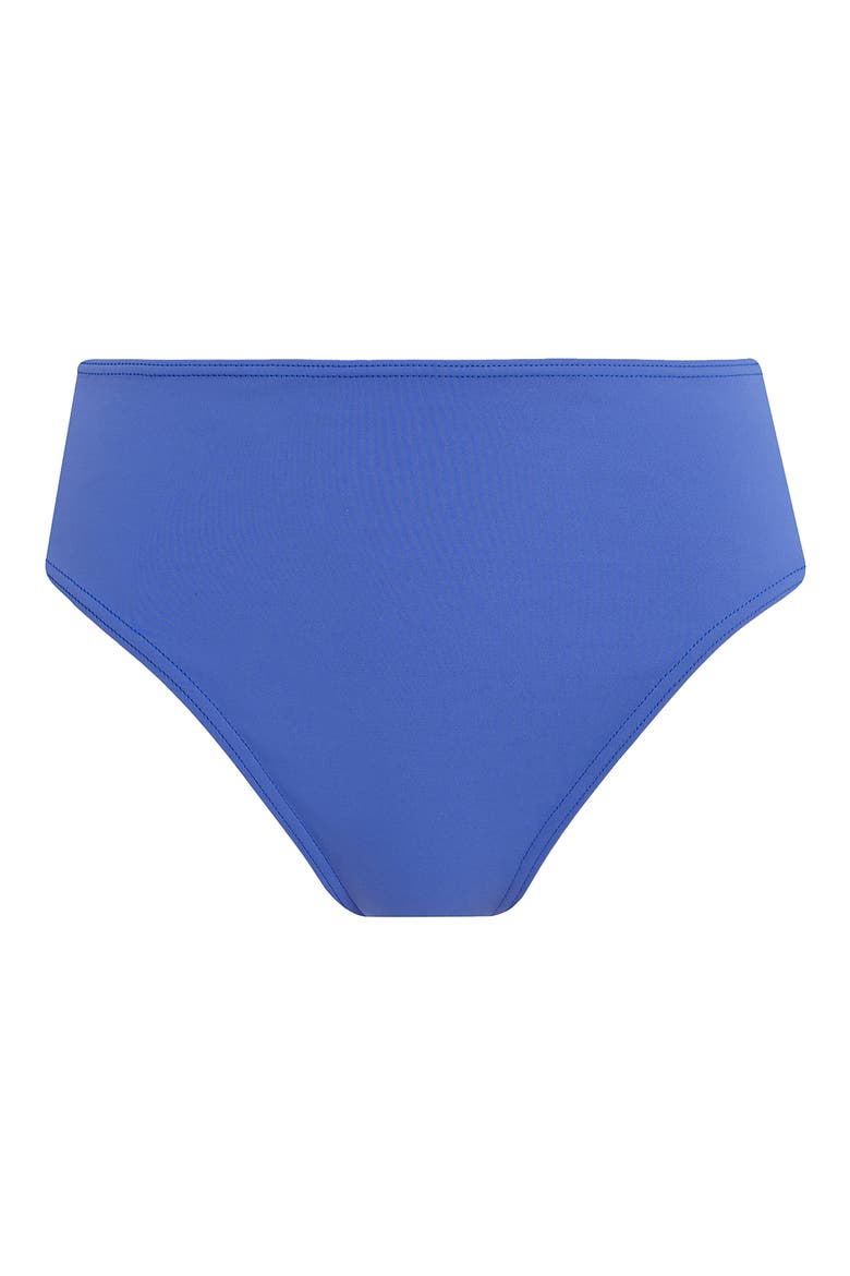 Jewel Cove High Waist Bikini Bottoms, Alternate, color, PLAIN AZURE