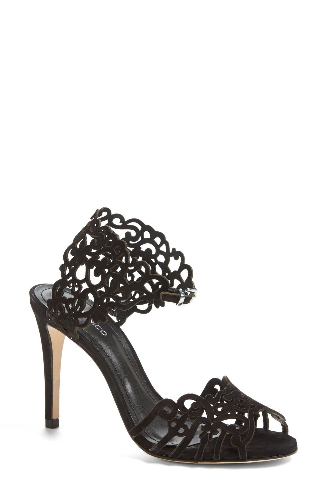 Klub Nico 'Moxie' Laser Cutout Sandal, Main, color, 