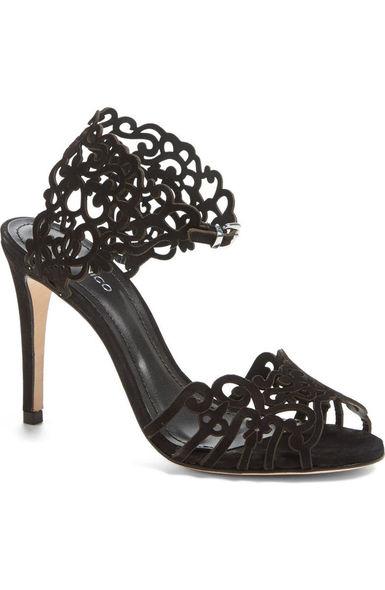 Klub Nico 'Moxie' Laser Cutout Sandal, Main, color,