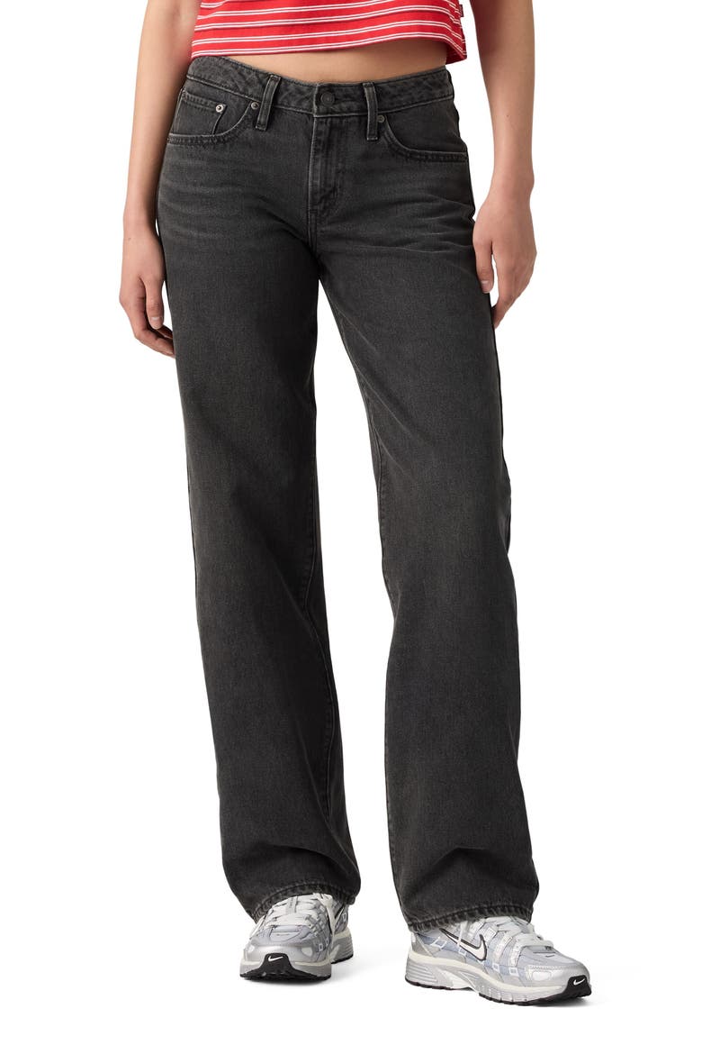 Superlow Straight Leg Jeans, Main, color, MIC DROPPED