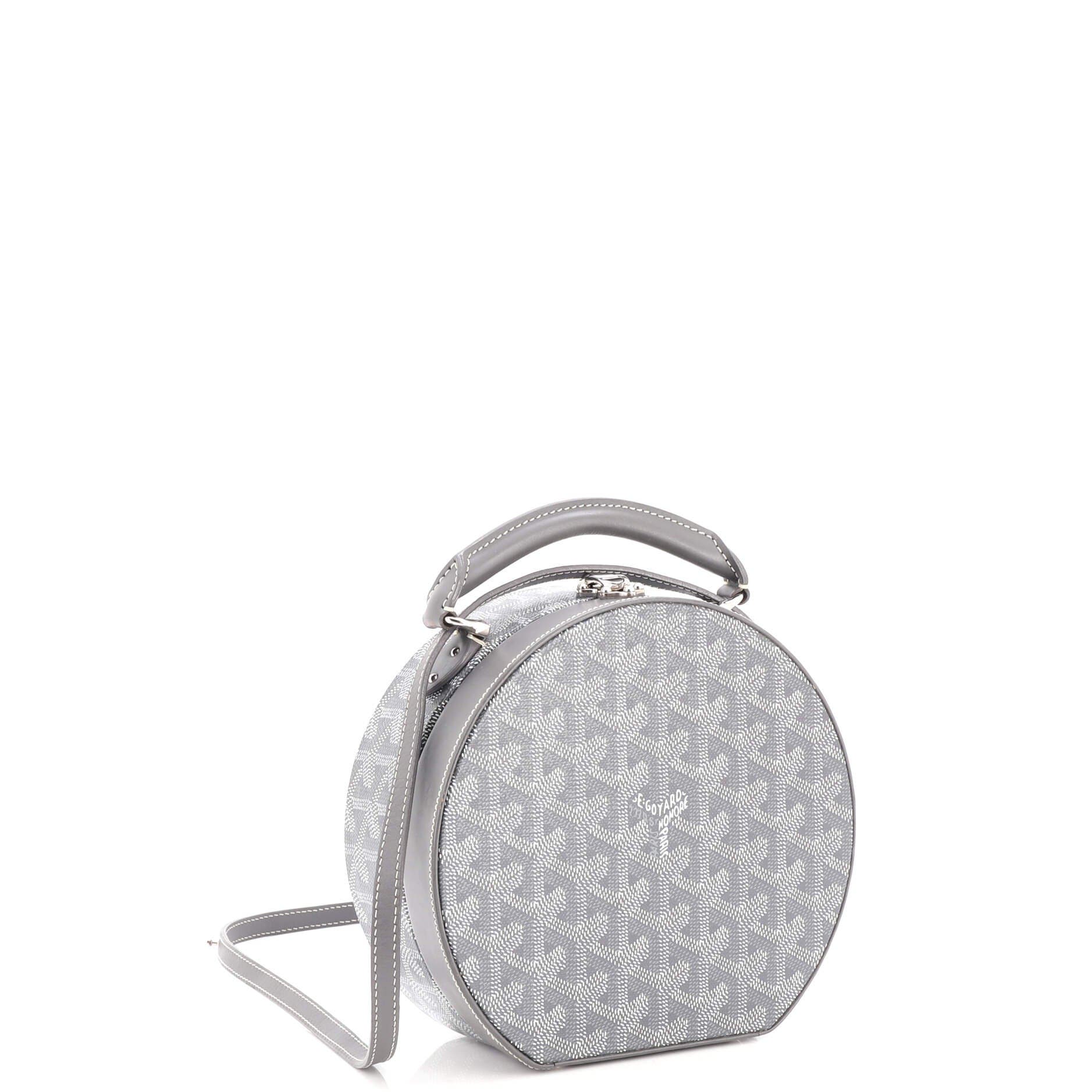 Alto Hatbox Bag Coated Canvas, Alternate, color, Grey