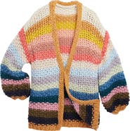 SAACHI Mayflower Stripe Crochet Cardigan