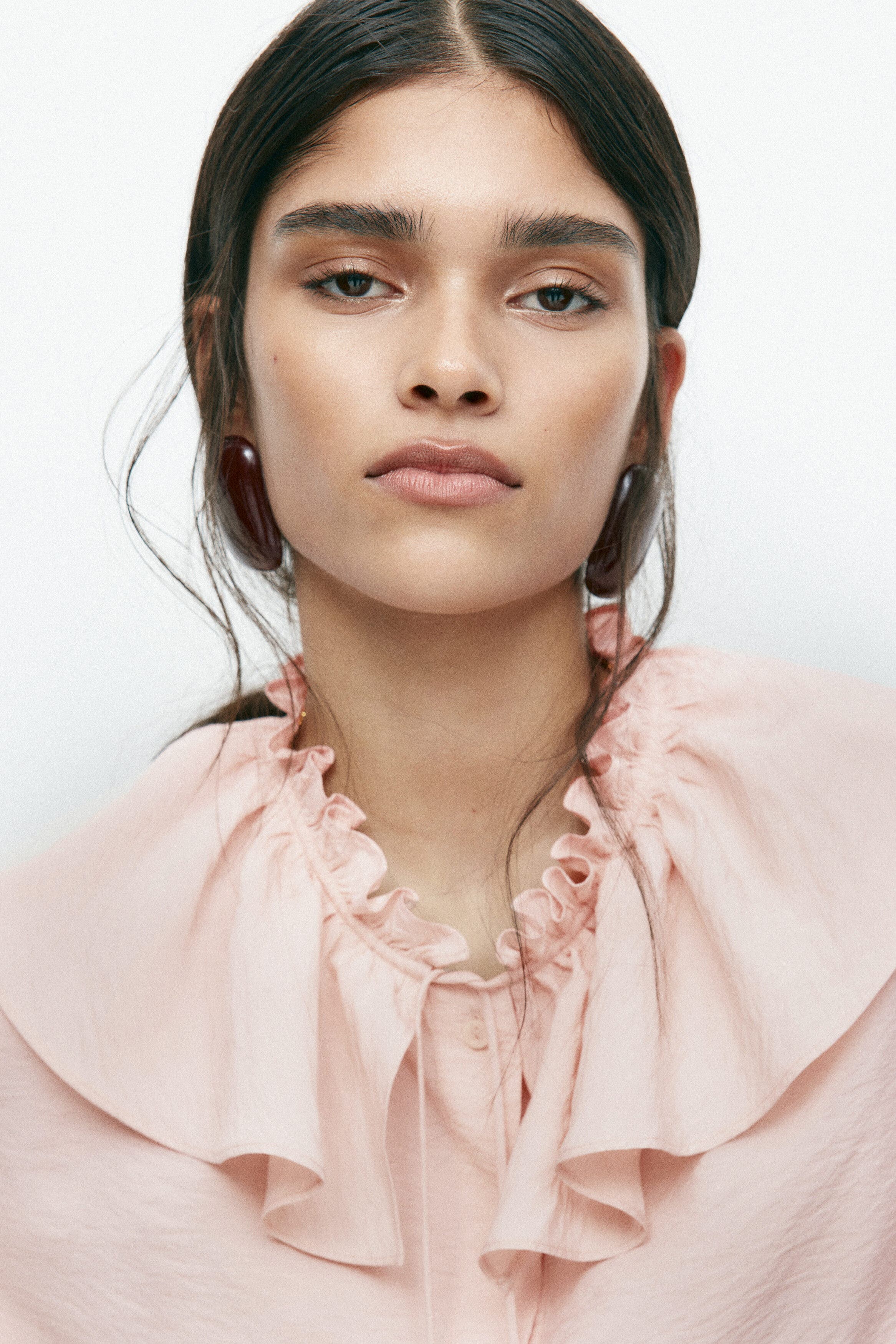 Frill-trimmed Blouse - image 2