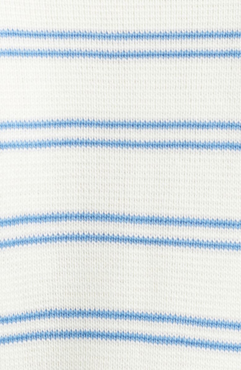 Wit & Wisdom Mixed Media Jacket, Alternate, color, Off White/ Chambray Blue