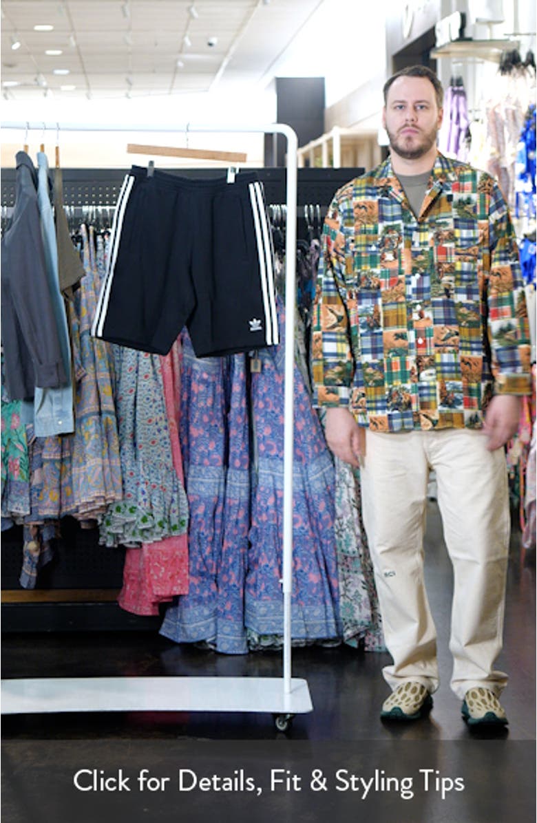 Adicolor 3-Stripes Cotton French Terry Shorts, sales video thumbnail