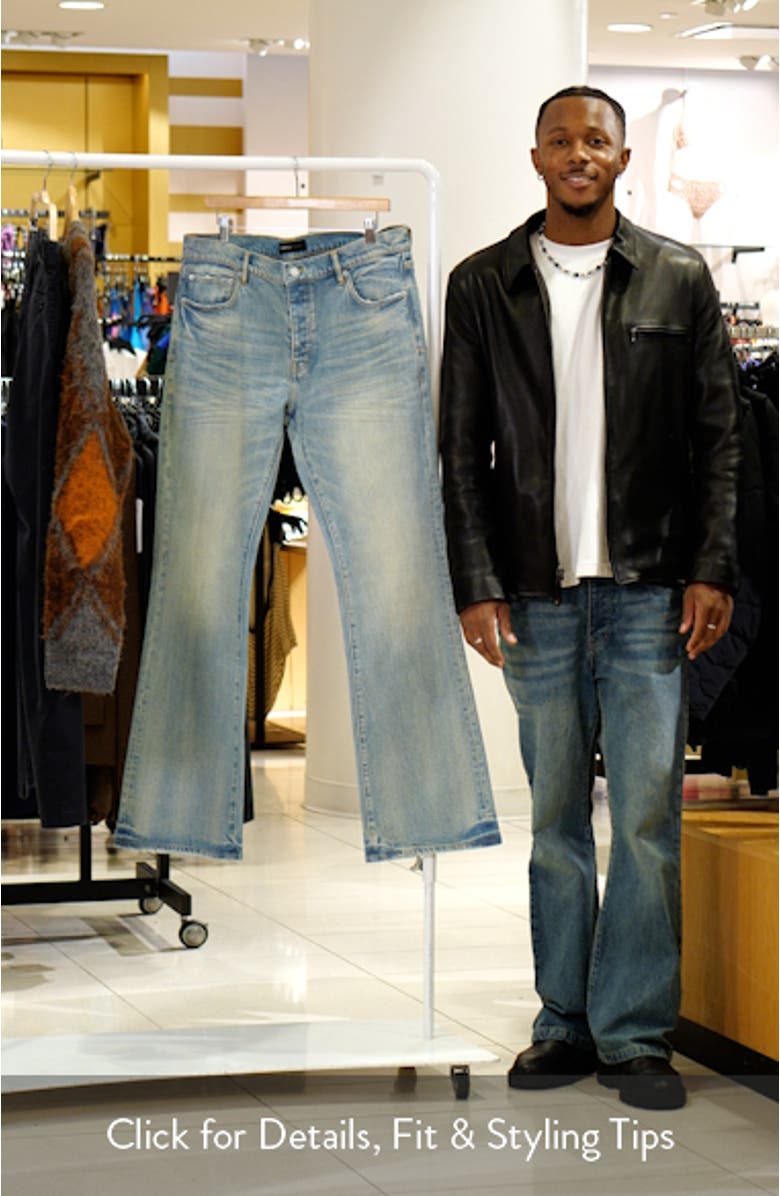 Coated Flare Leg Jeans, sales video thumbnail