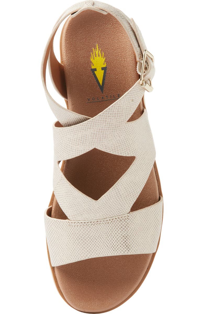 Volatile S'mores Ankle Strap Sandal, Alternate, color,