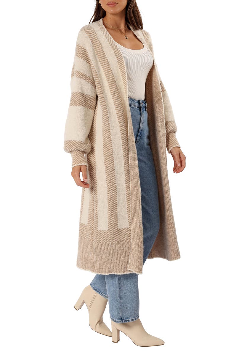 Petal & Pup Anita Stripe Long Cardigan, Alternate, color, 