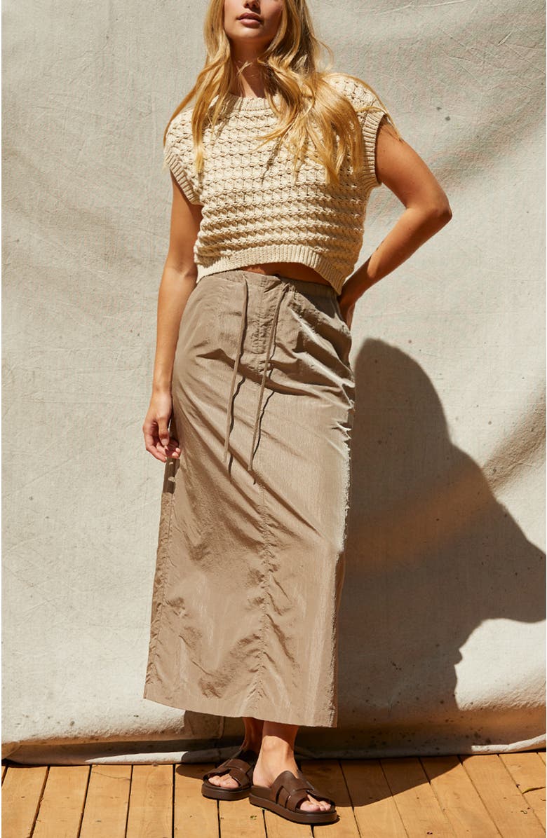 CRESCENT Maxi Pull On Skirt, Alternate, color,